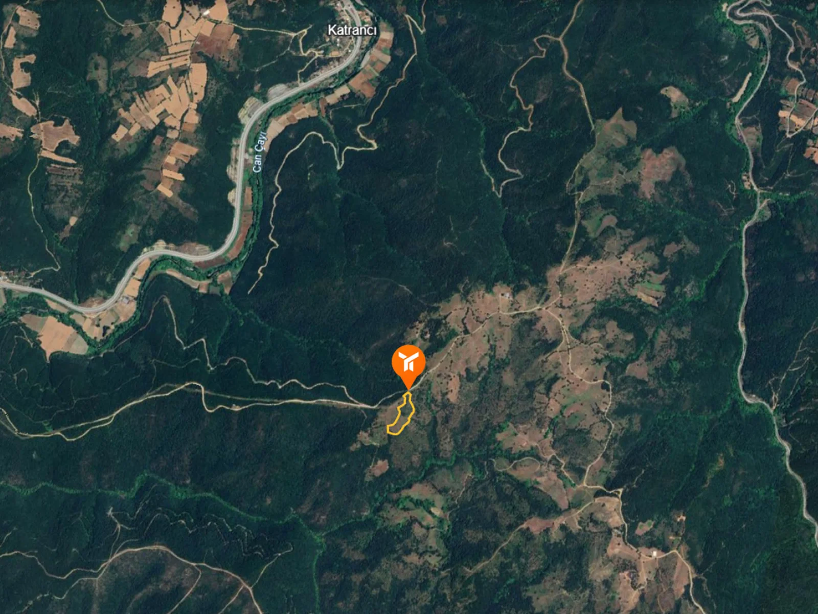 ÇANAKKALE/BİGA /ILICABAŞI KÖYÜ 15.224m2 TARIM ARAZİSİ